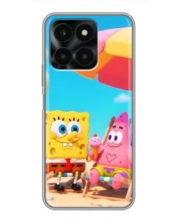 Чехол для Huawei Honor X6a с картинкой «Отдых на пляже»