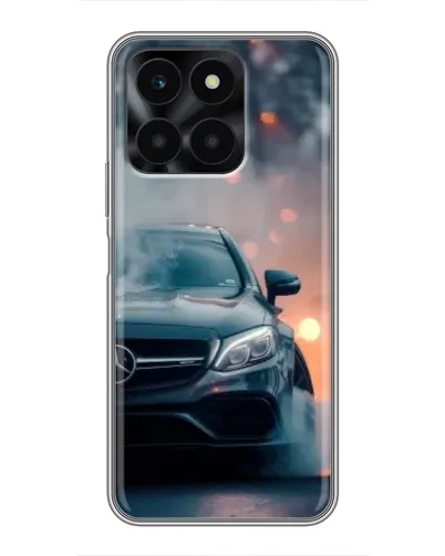 Чехол для Huawei Honor X6a с картинкой «Mercedes — ночной город» Чехол для Huawei Honor X6a с картинкой «Mercedes — ночной город»