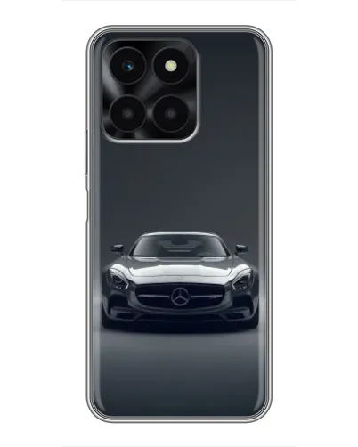 Чехол для Huawei Honor X6a с картинкой «Mercedes на черном» Чехол для Huawei Honor X6a с картинкой «Mercedes на черном»