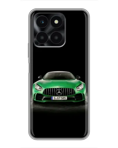 Чехол для Huawei Honor X6a с картинкой «Mercedes — неоновый лого» Чехол для Huawei Honor X6a с картинкой «Mercedes — неоновый лого»
