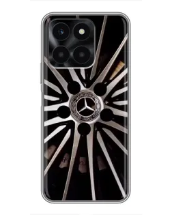 Чехол для Huawei Honor X6a с картинкой «Диск Mercedes»