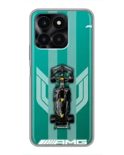 Чехол для Huawei Honor X6a с картинкой «Mercedes AMG Petronas»