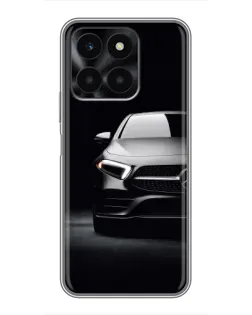 Чехол для Huawei Honor X6a с картинкой «Свет фар Mercedes»