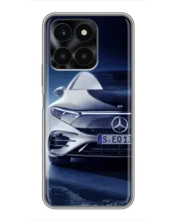 Чехол для Huawei Honor X6a с картинкой «Mercedes EQ — будущее»