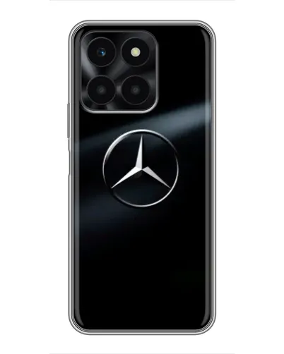 Чехол для Huawei Honor X6a с картинкой «Mercedes на металле» Чехол для Huawei Honor X6a с картинкой «Mercedes на металле»