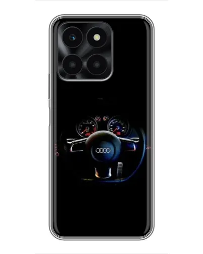 Чехол для Huawei Honor X6a с картинкой «Салон Audi — руль» Чехол для Huawei Honor X6a с картинкой «Салон Audi — руль»