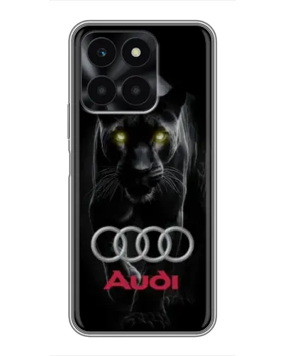 Чехол для Huawei Honor X6a с картинкой «Пантера и Audi» Чехол для Huawei Honor X6a с картинкой «Пантера и Audi»
