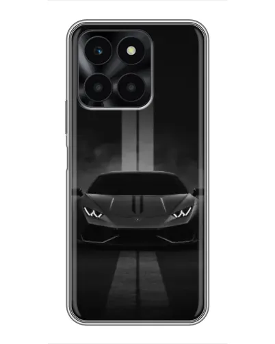 Чехол для Huawei Honor X6a с картинкой «Lamborghini симметрия дорог»