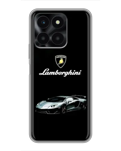 Чехол для Huawei Honor X6a с картинкой «Логотип Lamborghini классика»