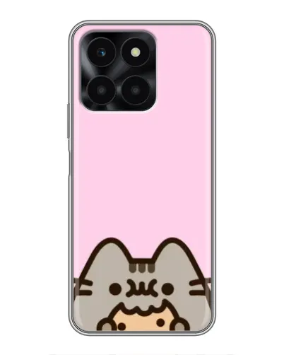 Чехол для Huawei Honor X6a с картинкой «Pusheen и печенье» Чехол для Huawei Honor X6a с картинкой «Pusheen и печенье»