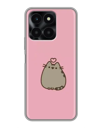 Чехол для Huawei Honor X6a с картинкой «Pusheen сердце» Чехол для Huawei Honor X6a с картинкой «Pusheen сердце»