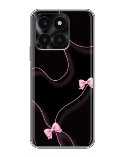 Чехол для Huawei Honor X6a с картинкой «Розовые ленты» Чехол для Huawei Honor X6a с картинкой «Розовые ленты»