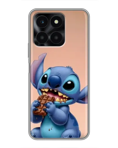 Чехол для Huawei Honor X6a с картинкой «Стич ест шоколад» Чехол для Huawei Honor X6a с картинкой «Стич ест шоколад»