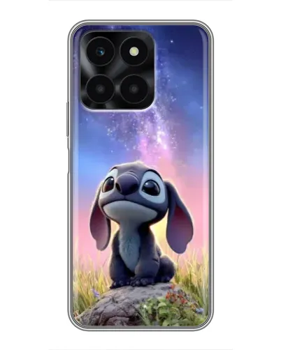 Чехол для Huawei Honor X6a с картинкой «Стич на рассвете» Чехол для Huawei Honor X6a с картинкой «Стич на рассвете»
