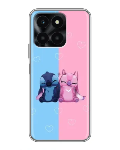 Чехол для Huawei Honor X6a с картинкой «Stitch и Angel Love» Чехол для Huawei Honor X6a с картинкой «Stitch и Angel Love»