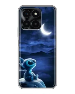 Чехол для Huawei Honor X6a с картинкой «Лунная ночь Стича»