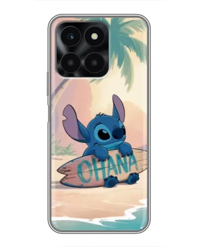 Чехол для Huawei Honor X6a с картинкой «Стич на серфе» Чехол для Huawei Honor X6a с картинкой «Стич на серфе»