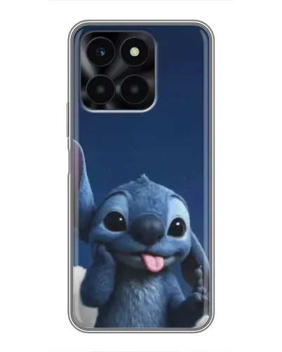 Чехол для Huawei Honor X6a с картинкой «Стич в облаках» Чехол для Huawei Honor X6a с картинкой «Стич в облаках»