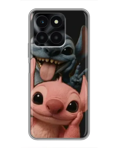 Чехол для Huawei Honor X6a с картинкой «Стич и Ангел» Чехол для Huawei Honor X6a с картинкой «Стич и Ангел»