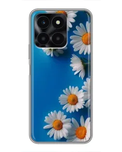 Чехол для Huawei Honor X6a с картинкой «Белоснежные маргаритки»