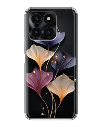 Чехол для Huawei Honor X6a с картинкой «Лиловые цветы грации»