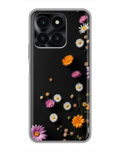 Чехол для Huawei Honor X6a с картинкой «Цветочная композиция»