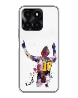 Чехол для Huawei Honor X6a с картинкой «Акварельный Месси Барселона» Чехол для Huawei Honor X6a с картинкой «Акварельный Месси Барселона»