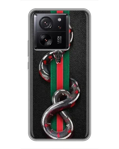 Чехол для Huawei Honor X6b с картинкой «Gucci — змея на полосе» Чехол для Huawei Honor X6b с картинкой «Gucci — змея на полосе»