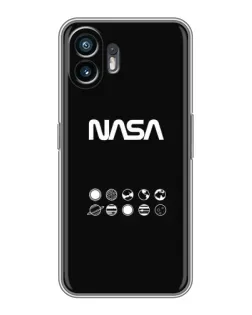 Чехол для Huawei Honor X6e с картинкой «NASA — технический принт»