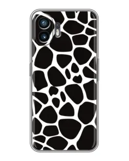 Чехол для Huawei Honor X6e с картинкой «Черно-белый жираф»