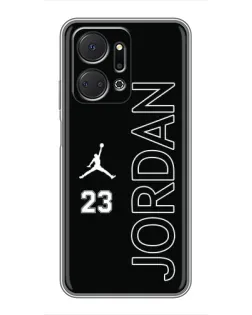 Чехол для Huawei Honor X7a с картинкой «Jordan Vertical»