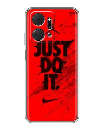 Чехол для Huawei Honor X7a с картинкой «Nike Just Do It»