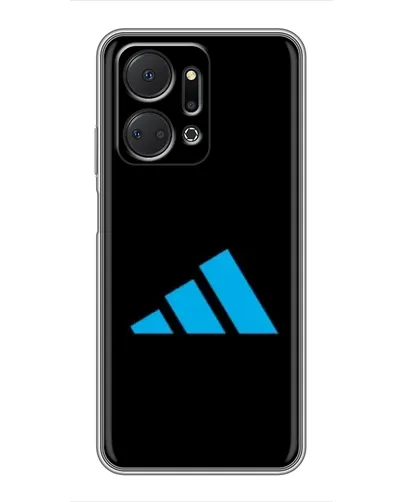 Чехол для Huawei Honor X7a с картинкой «Adidas Cyan Logo»