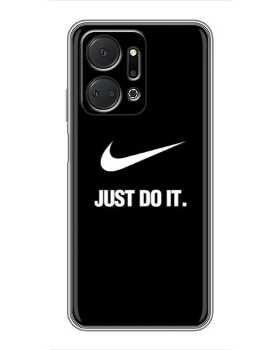 Чехол для Huawei Honor X7a с картинкой «Классический принт Nike»