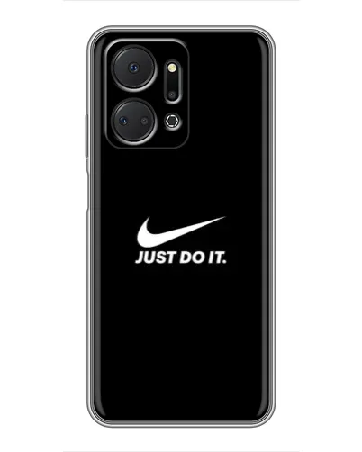 Чехол для Huawei Honor X7a с картинкой «Минимализм от Nike»