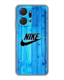 Чехол для Huawei Honor X7a с картинкой «Голубое дерево Nike»
