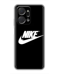Чехол для Huawei Honor X7a с картинкой «Мазки краски Nike»