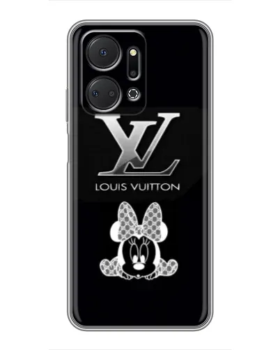 Чехол для Huawei Honor X7a с картинкой «LV и Минни Маус»