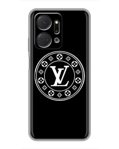 Чехол для Huawei Honor X7a с картинкой «LV — печать стиля»