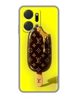 Чехол для Huawei Honor X7a с картинкой «Мороженое от LV»