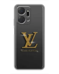 Чехол для Huawei Honor X7a с картинкой «Градиент Louis Vuitton»