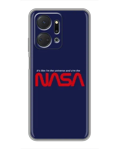 Чехол для Huawei Honor X7a с картинкой «NASA — глубокий космос»