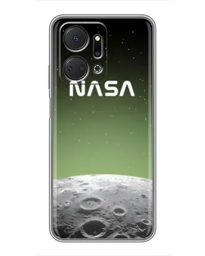 Чехол для Huawei Honor X7a с картинкой «NASA — лунный градиент»