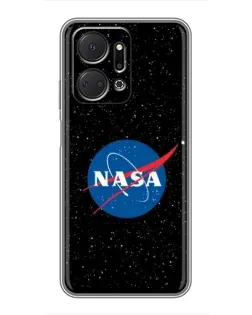 Чехол для Huawei Honor X7a с картинкой «NASA — звездное небо»