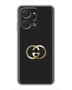 Чехол для Huawei Honor X7a с картинкой «Минимализм Gucci»
