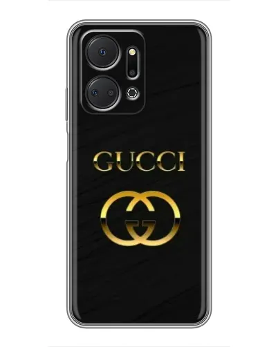 Чехол для Huawei Honor X7a с картинкой «Золотой логотип Gucci» Чехол для Huawei Honor X7a с картинкой «Золотой логотип Gucci»