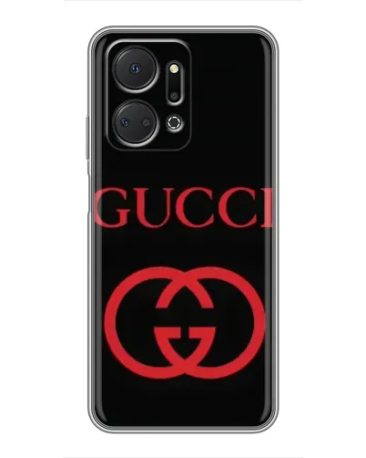 Чехол для Huawei Honor X7a с картинкой «Gucci — красный логотип» Чехол для Huawei Honor X7a с картинкой «Gucci — красный логотип»