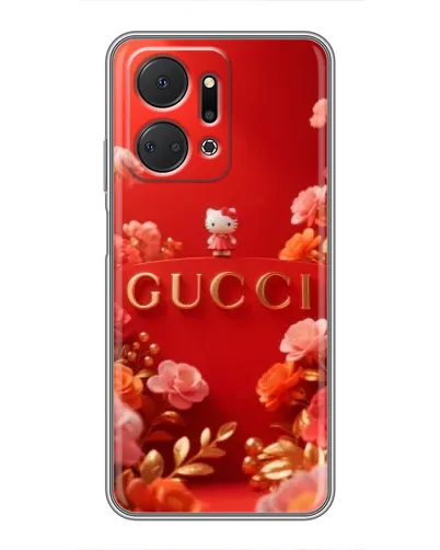 Чехол для Huawei Honor X7a с картинкой «Gucci — золотой сад» Чехол для Huawei Honor X7a с картинкой «Gucci — золотой сад»