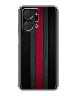 Чехол для Huawei Honor X7a с картинкой «Gucci — неоновая линия»