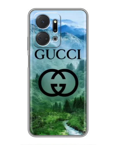 Чехол для Huawei Honor X7a с картинкой «Gucci — горный пейзаж» Чехол для Huawei Honor X7a с картинкой «Gucci — горный пейзаж»